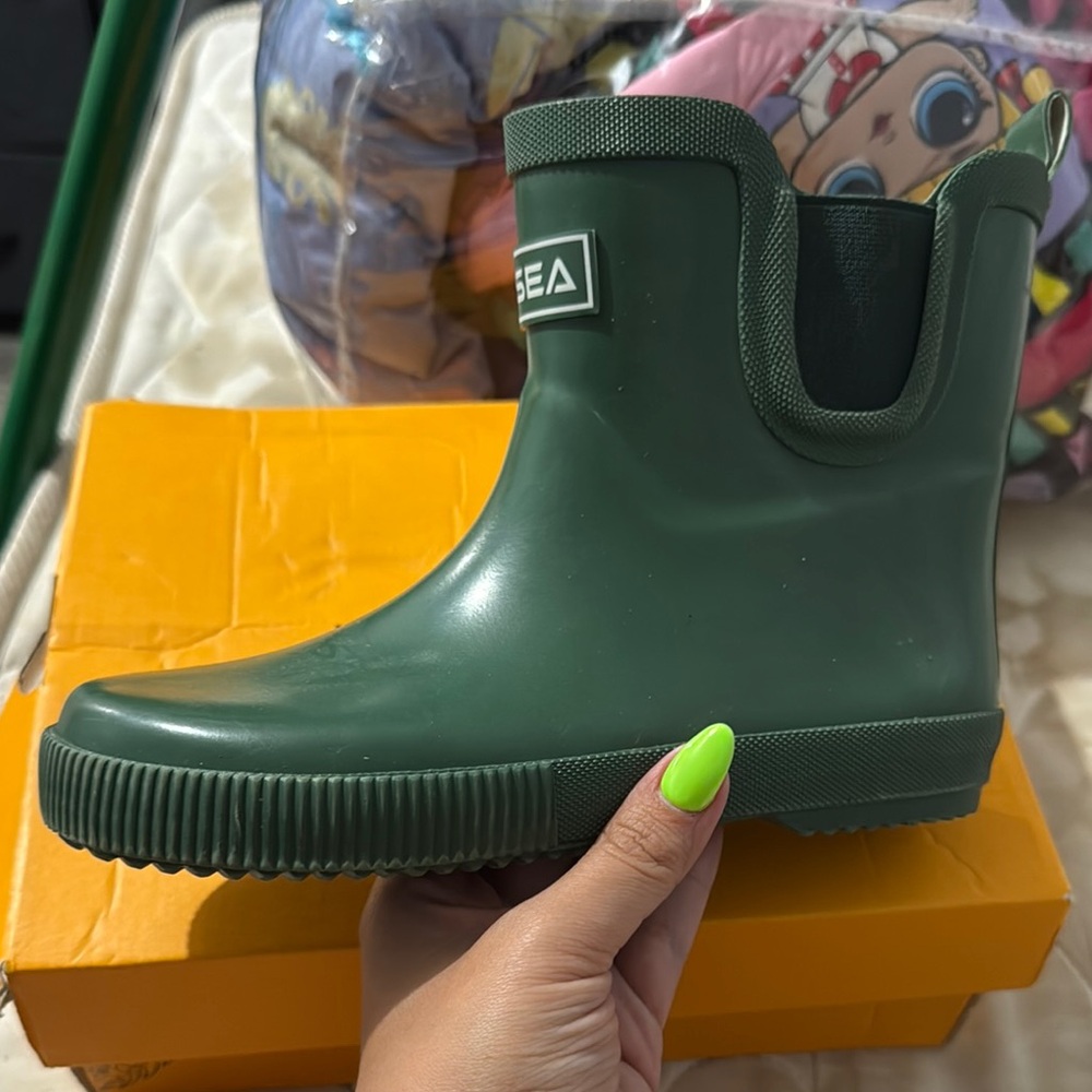 SEA Forest Green Rubber Boots